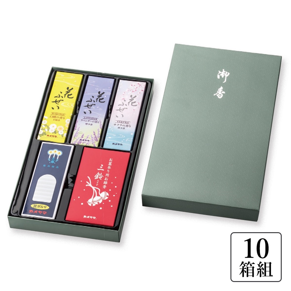 寺の友社・杜の友社 オンラインショップ 墓参セット＞ご進物線香 花ふ